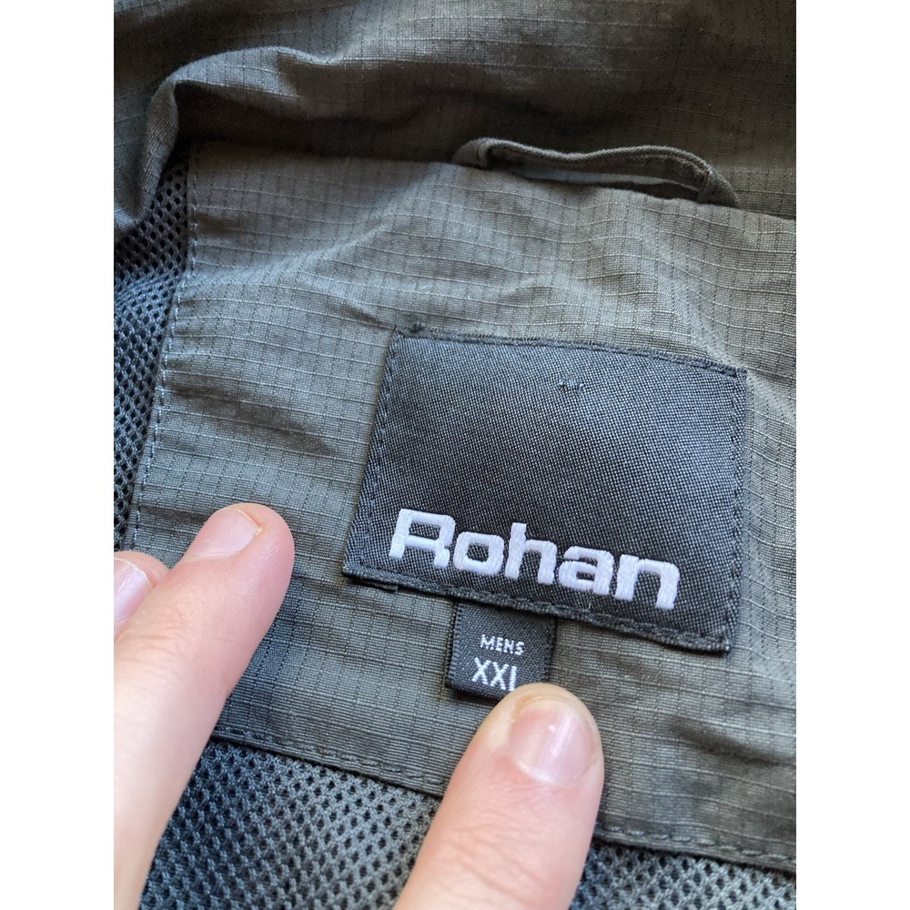 Rohan Field Jacket Mens Size 2XL Utility Coat Pockets Lightweight Ripstop - Picture 8 of 11